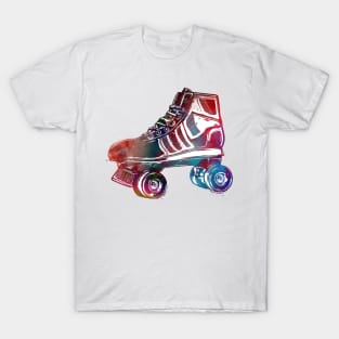 roller skates sport art #roller #skates T-Shirt